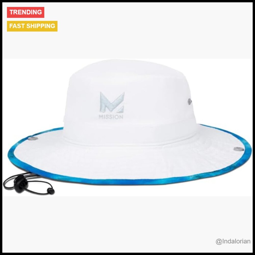 Cooling Bucket Hat Unisex Foldable Lightweight UPF 50 Outdoor Adventure Sun
